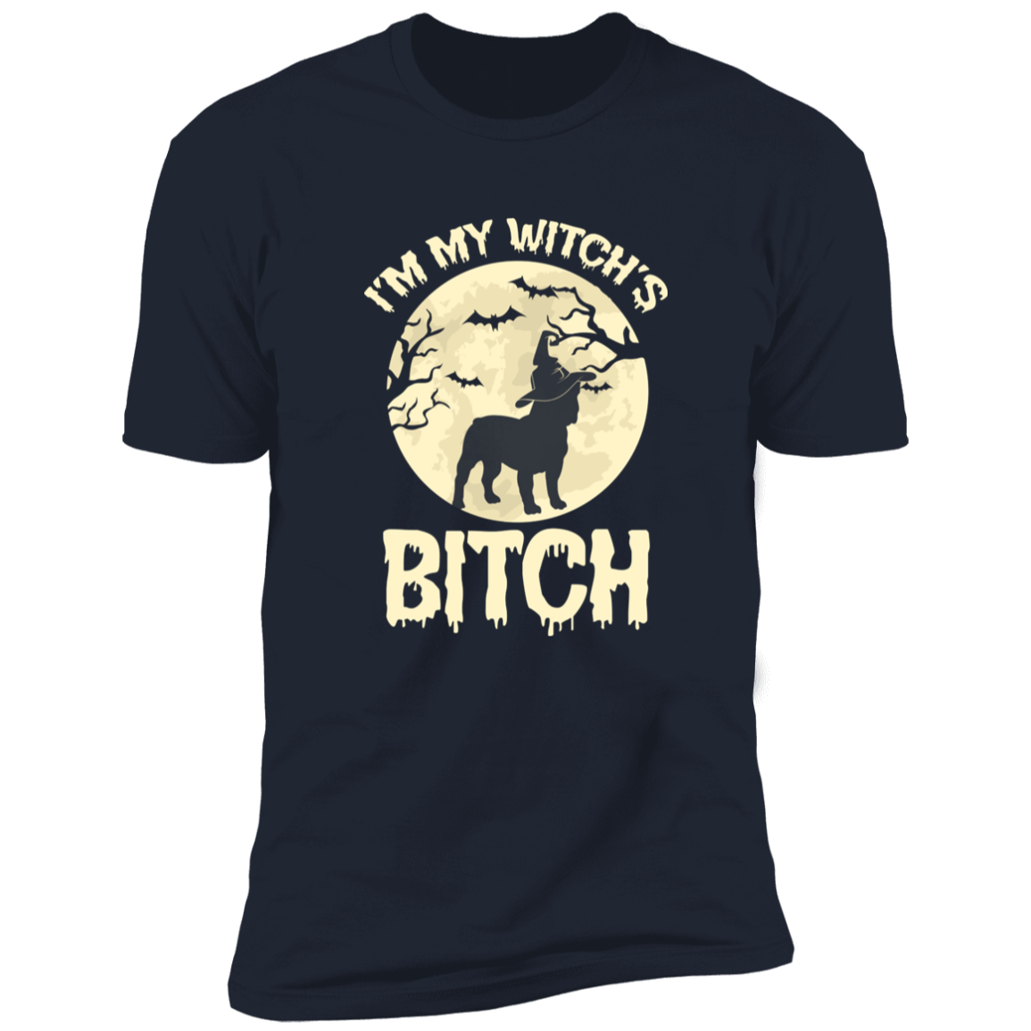 Witch's Bitch, French Bulldog - Premium Short Sleeve Tee