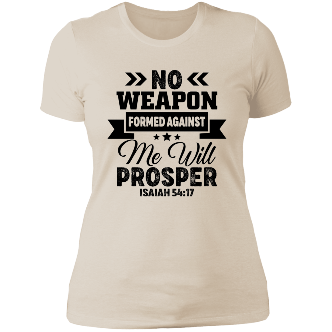 No Weapon Formed - Ladies' Boyfriend T-Shirt