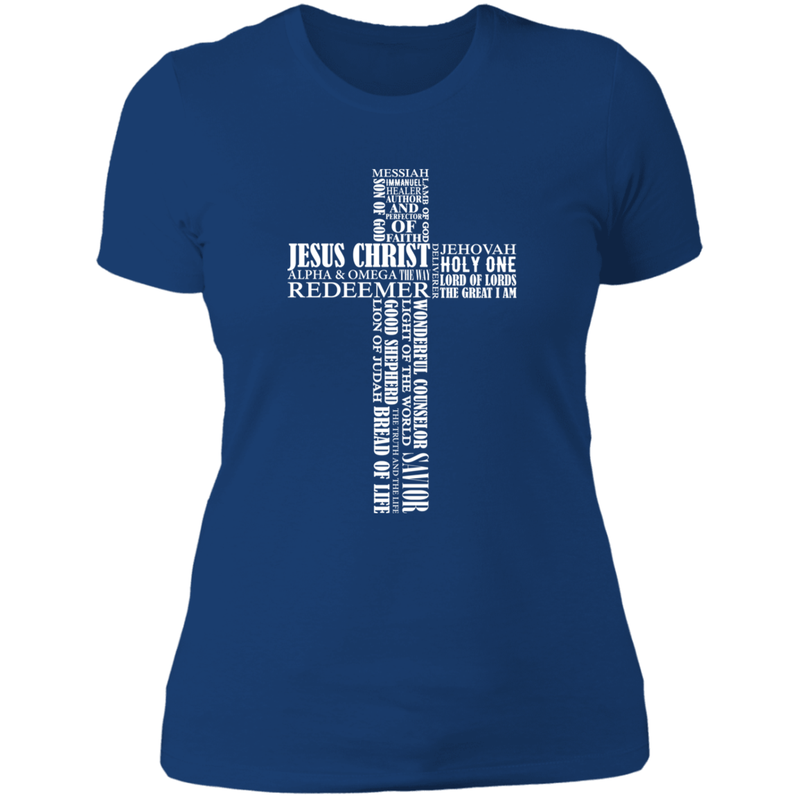 Word Cross - Ladies' Boyfriend T-Shirt