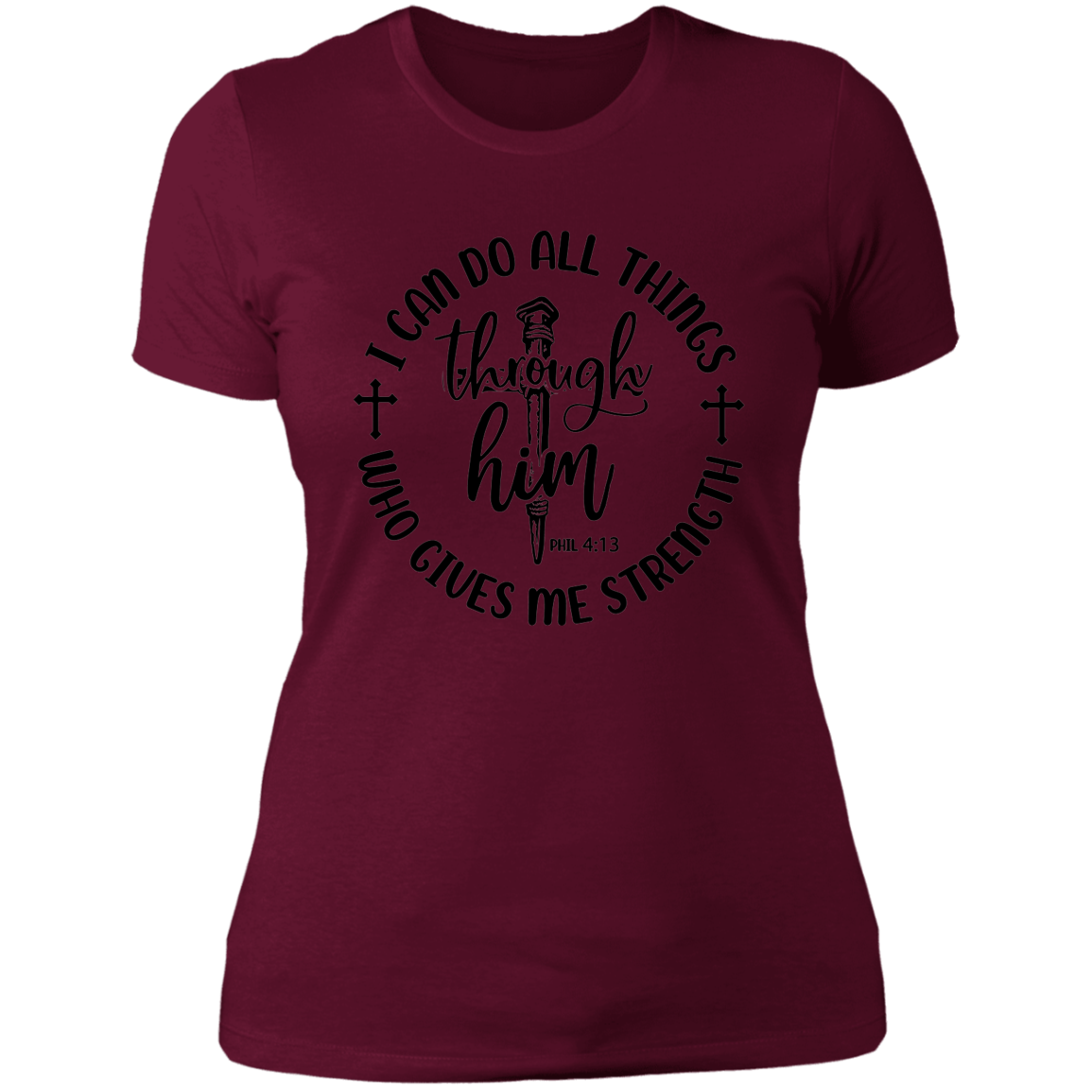 I Can Do All Things - Ladies' Boyfriend T-Shirt