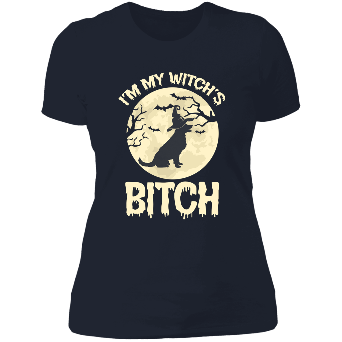 Witch's Bitch - Labrador Retriever - Ladies' Boyfriend T-Shirt