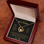 To My Bonus Daughter | Love Mom (Forever Love Necklace)