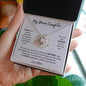 To My Bonus Daughter | Love Mom (Love Knot Necklace)
