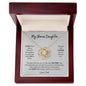 To My Bonus Daughter | Love Dad (Love Knot Necklace)
