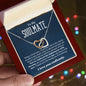 To My Soulmate | I Love You Endlessly (Interlocking Hearts Necklace)