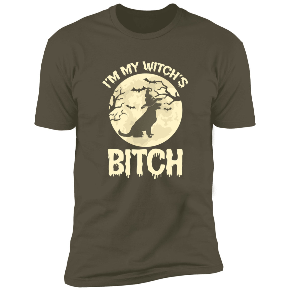 Witch's Bitch, Labrador Retriever - Premium Short Sleeve Tee