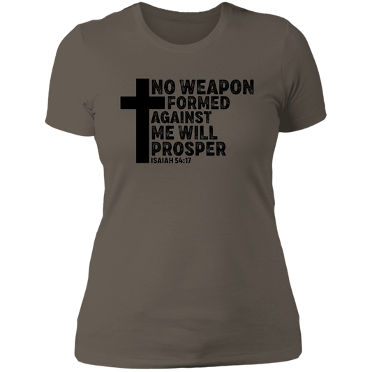 No Weapon Formed - Ladies' Boyfriend T-Shirt