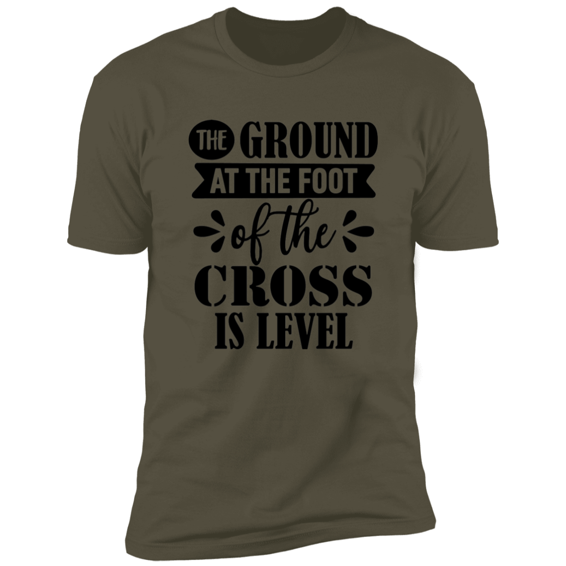 Ground At The Foot Of The Cross - Premium Short Sleeve Tee