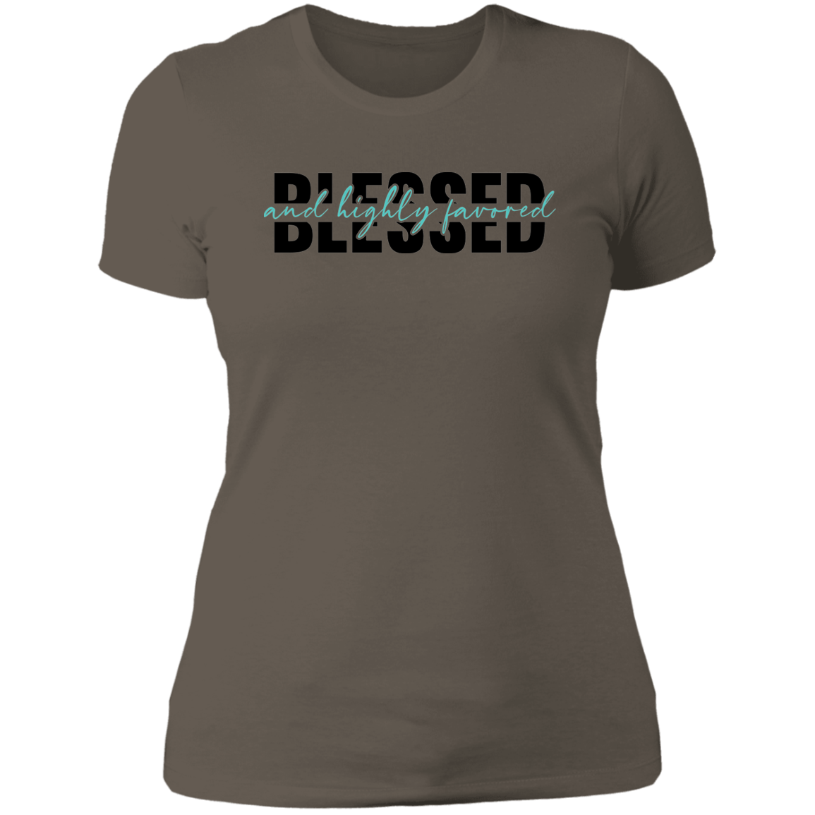 Blessed & Highly Favored - Ladies' Boyfriend T-Shirt