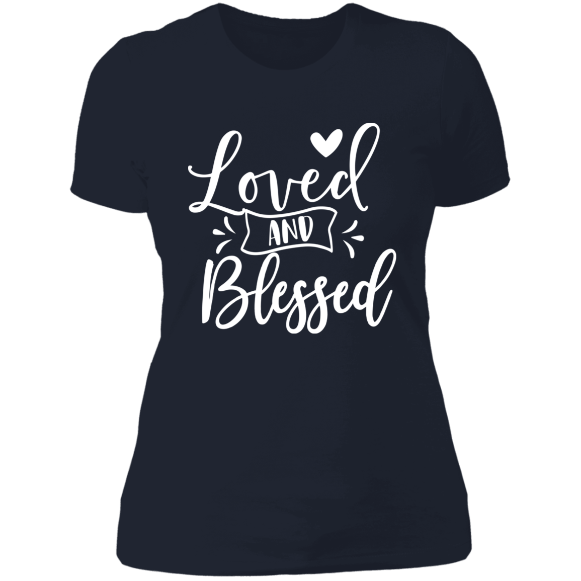 Love and Blessed - Ladies' Boyfriend T-Shirt