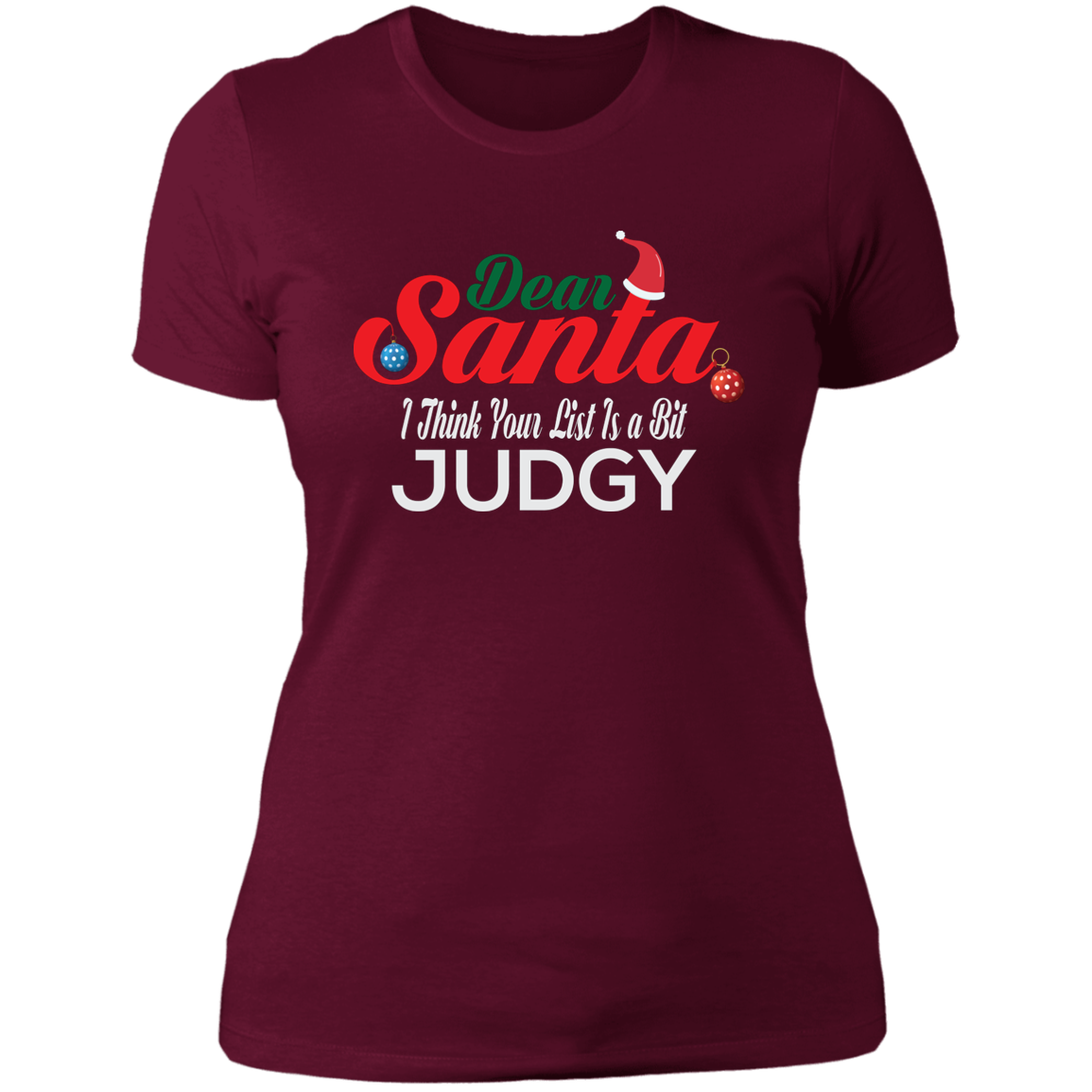 I Think Your List Is a Bit Judgy - Ladies' Boyfriend T-Shirt