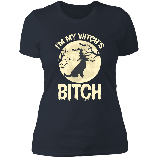 Witch's Bitch - Labrador Retriever - Ladies' Boyfriend T-Shirt