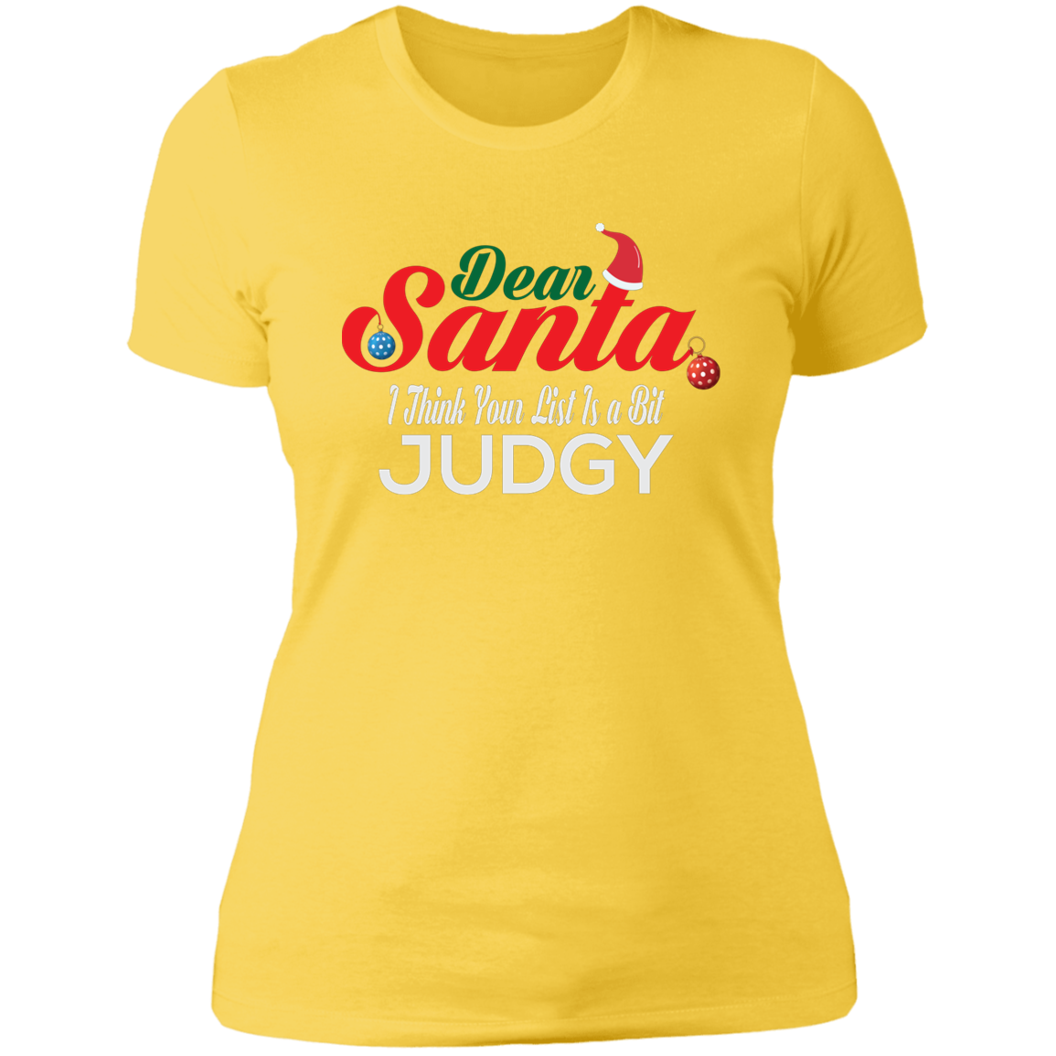 I Think Your List Is a Bit Judgy - Ladies' Boyfriend T-Shirt