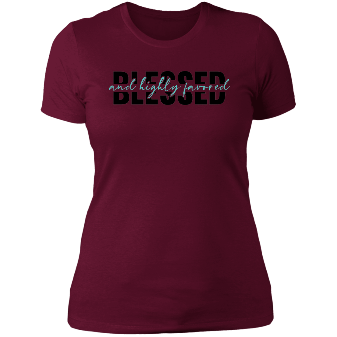 Blessed & Highly Favored - Ladies' Boyfriend T-Shirt