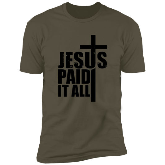 Jesus Paid It All - Premium Short Sleeve Tee