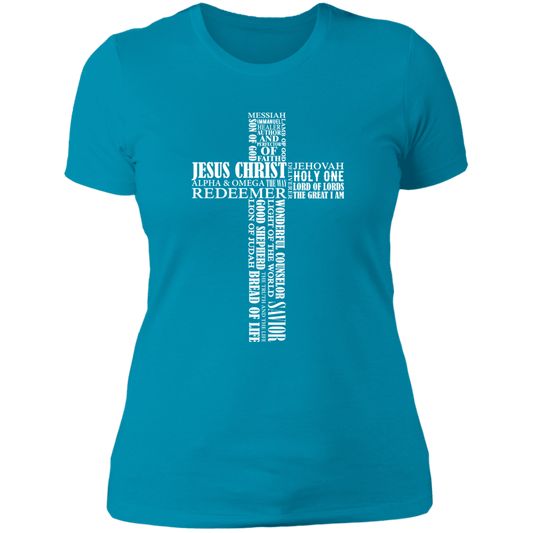 Word Cross - Ladies' Boyfriend T-Shirt