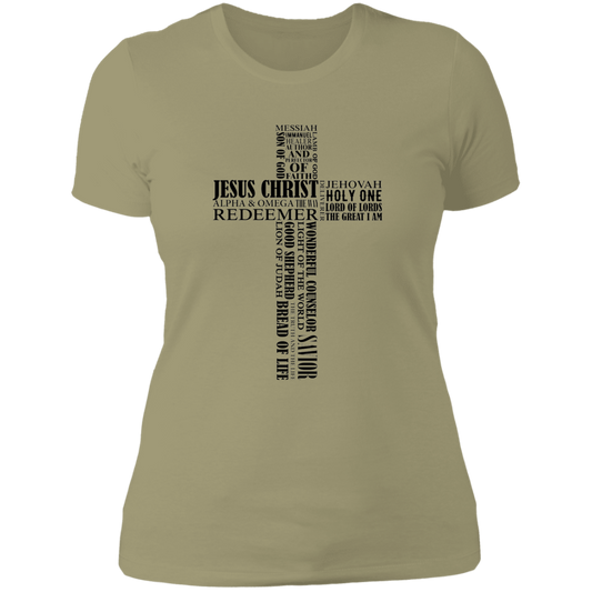 Word Cross - Ladies' Boyfriend T-Shirt