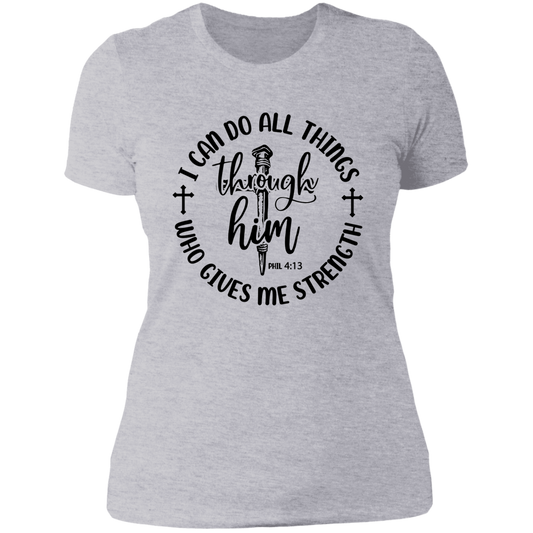 I Can Do All Things - Ladies' Boyfriend T-Shirt