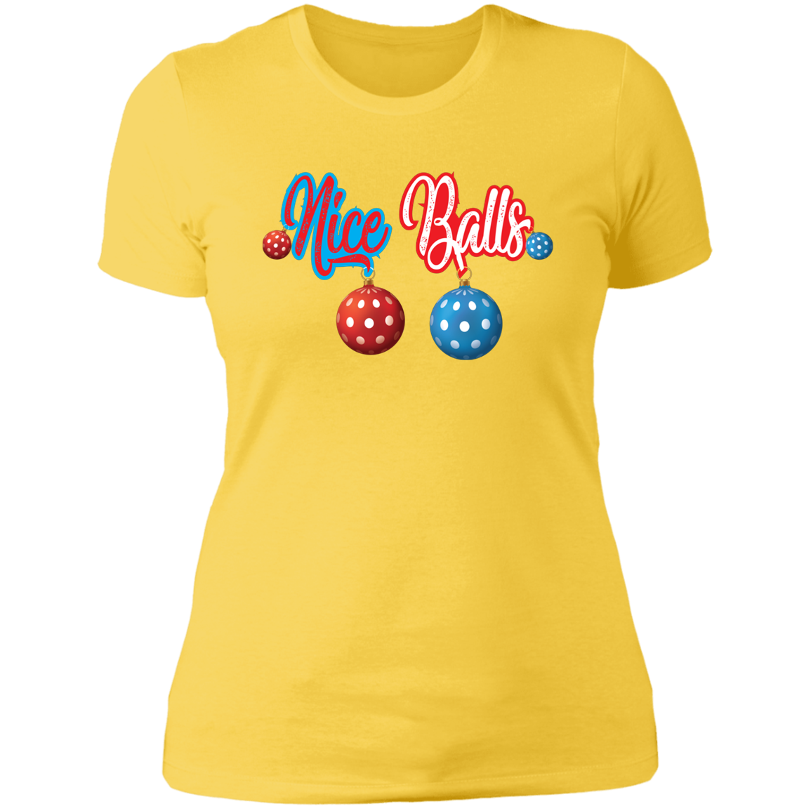 Nice Balls - Ladies' Boyfriend T-Shirt