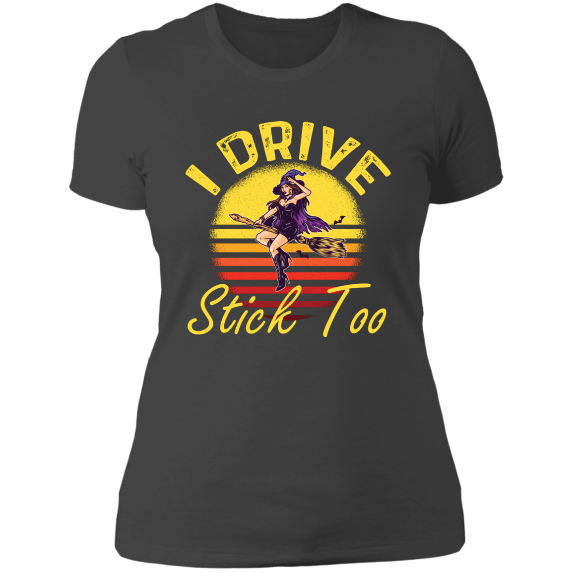 I Drive Stick Too - Ladies' Boyfriend T-Shirt