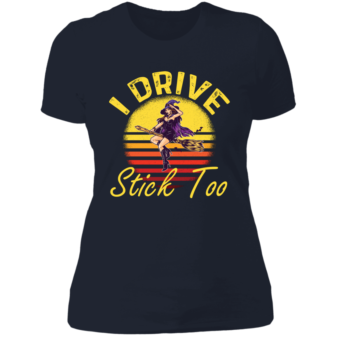 I Drive Stick Too - Ladies' Boyfriend T-Shirt