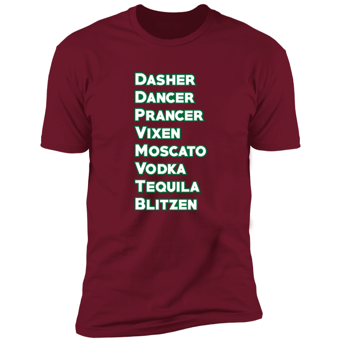 Reindeer List - Premium Short Sleeve Tee