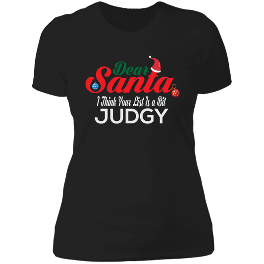 I Think Your List Is a Bit Judgy - Ladies' Boyfriend T-Shirt