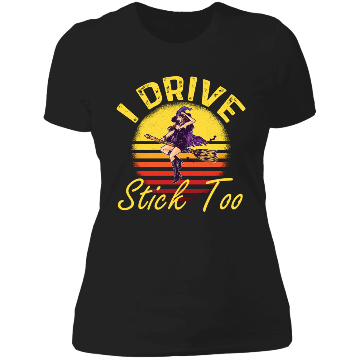 I Drive Stick Too - Ladies' Boyfriend T-Shirt