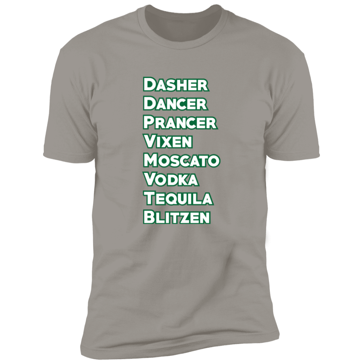 Reindeer List - Premium Short Sleeve Tee