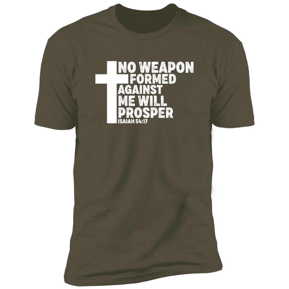 No Weapons Formed Against Me - Premium Short Sleeve Tee