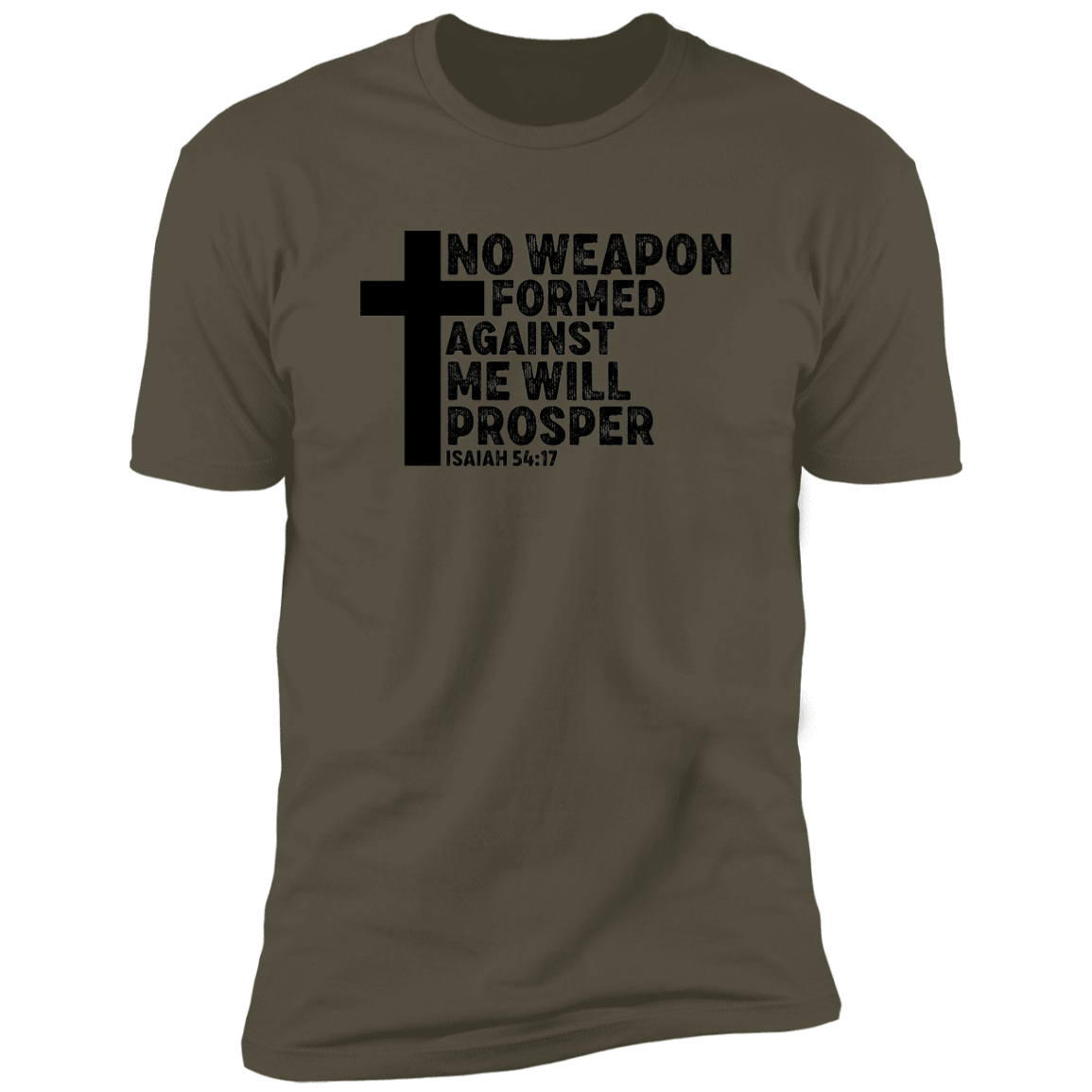 No Weapon Formed Against Me - Premium Short Sleeve Tee