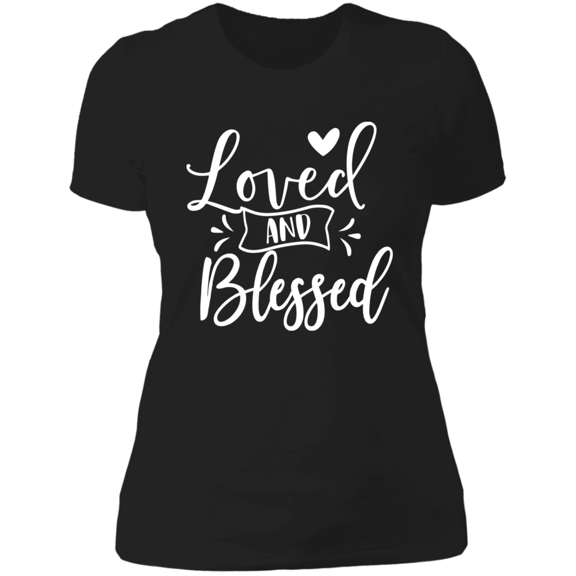 Love and Blessed - Ladies' Boyfriend T-Shirt
