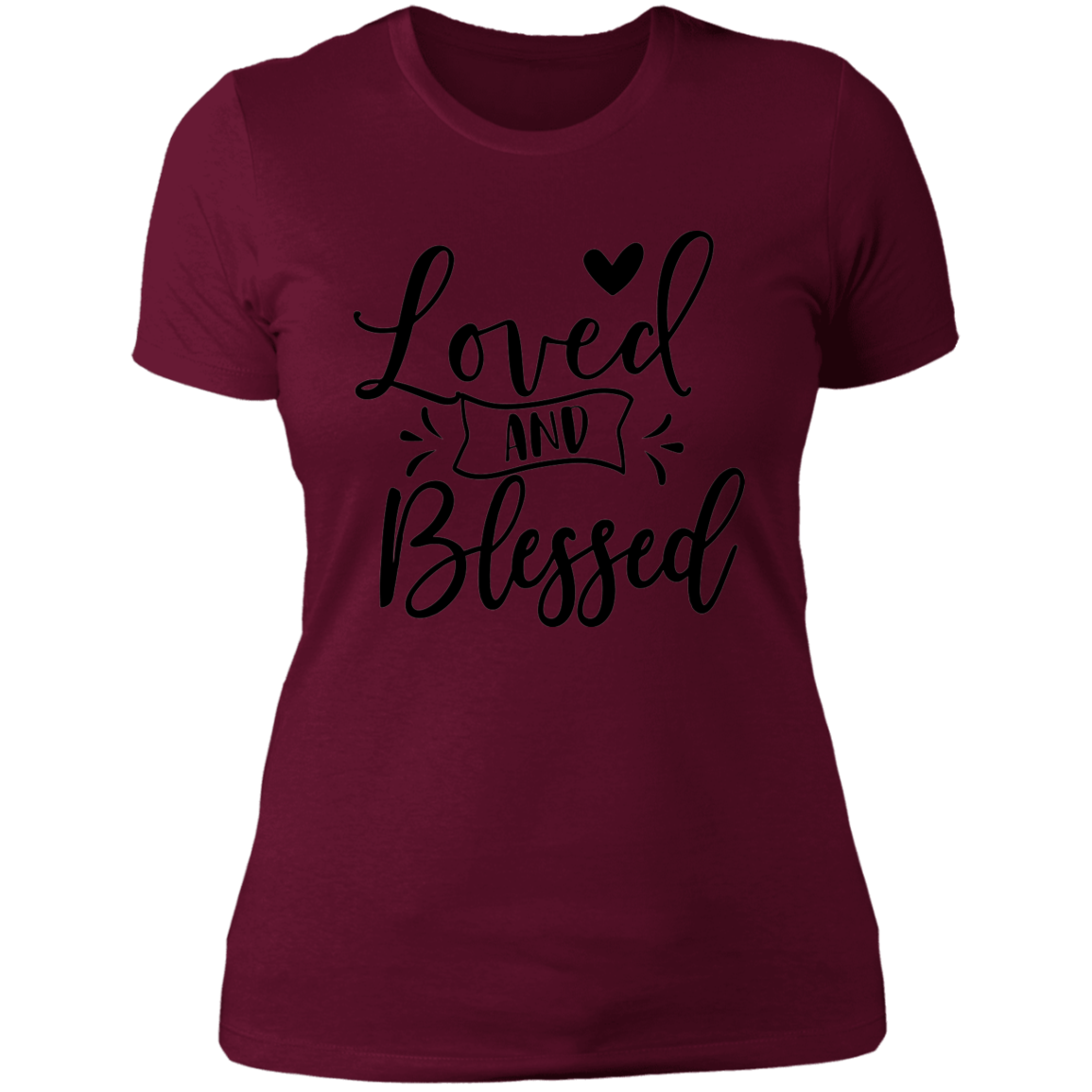 Loved & Blessed - Ladies' Boyfriend T-Shirt