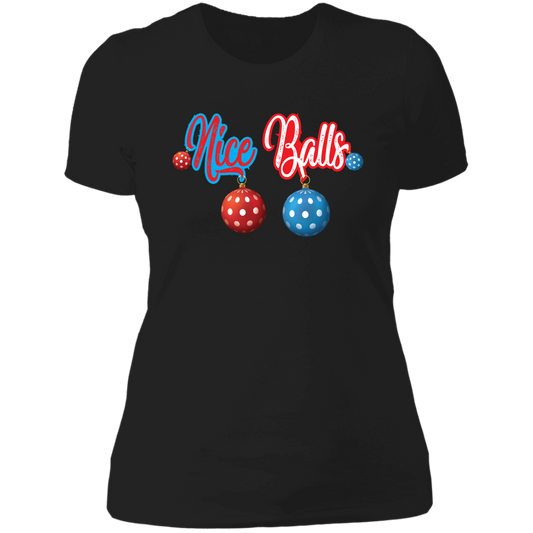 Nice Balls - Ladies' Boyfriend T-Shirt