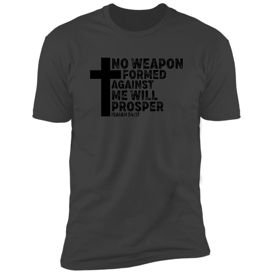 No Weapon Formed Against Me - Premium Short Sleeve Tee