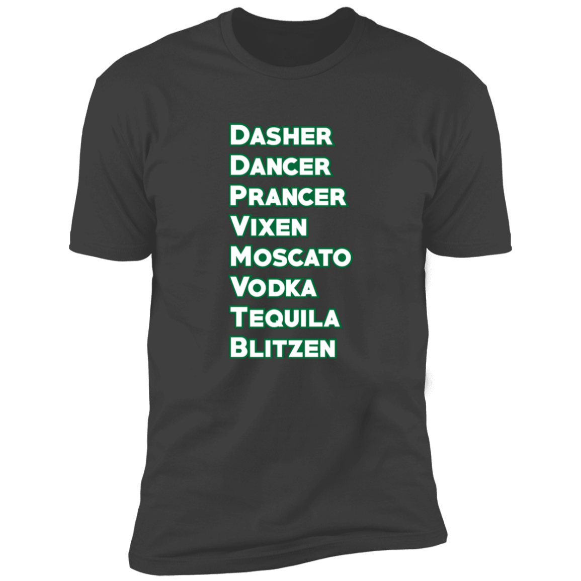 Reindeer List - Premium Short Sleeve Tee