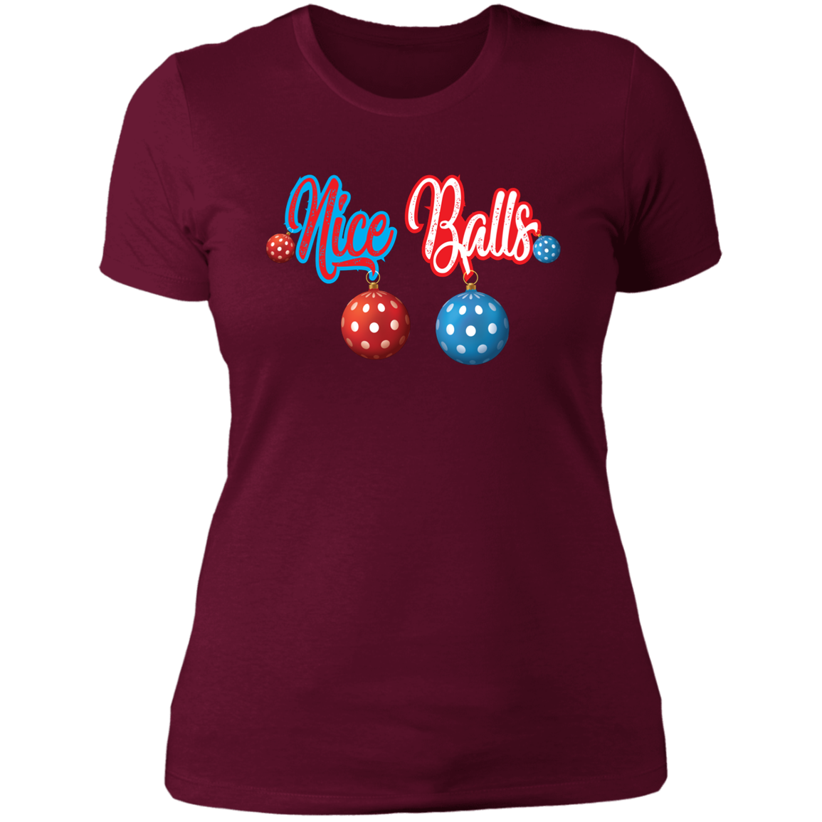 Nice Balls - Ladies' Boyfriend T-Shirt