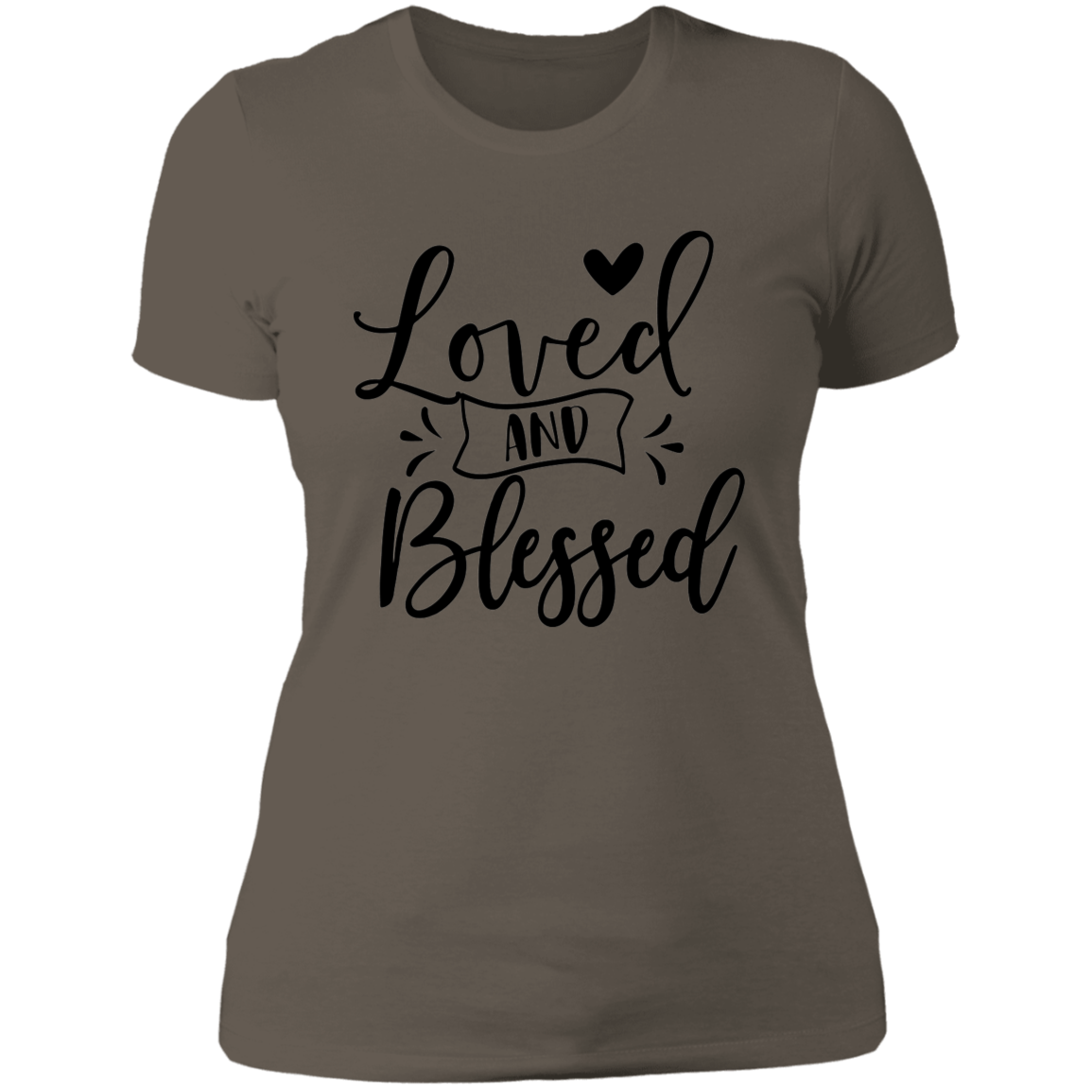 Loved & Blessed - Ladies' Boyfriend T-Shirt