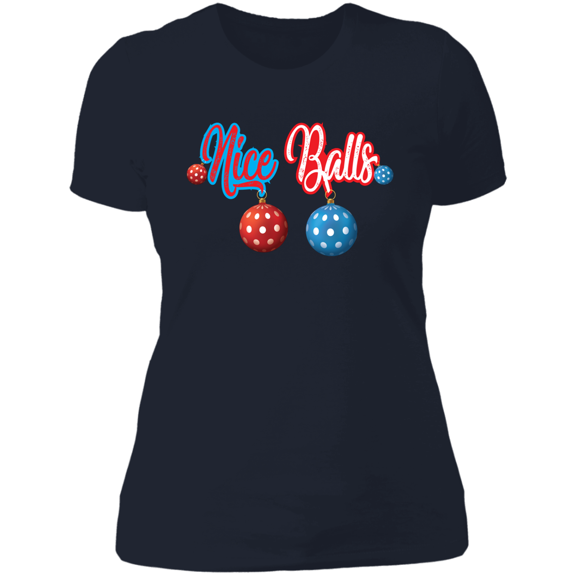 Nice Balls - Ladies' Boyfriend T-Shirt