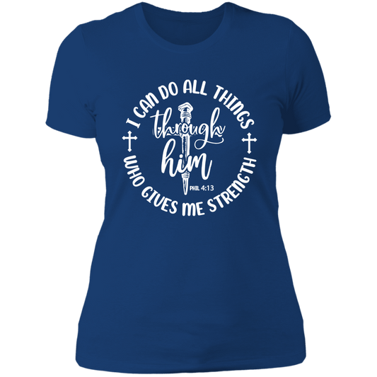 I Can Do All Things - Ladies' Boyfriend T-Shirt