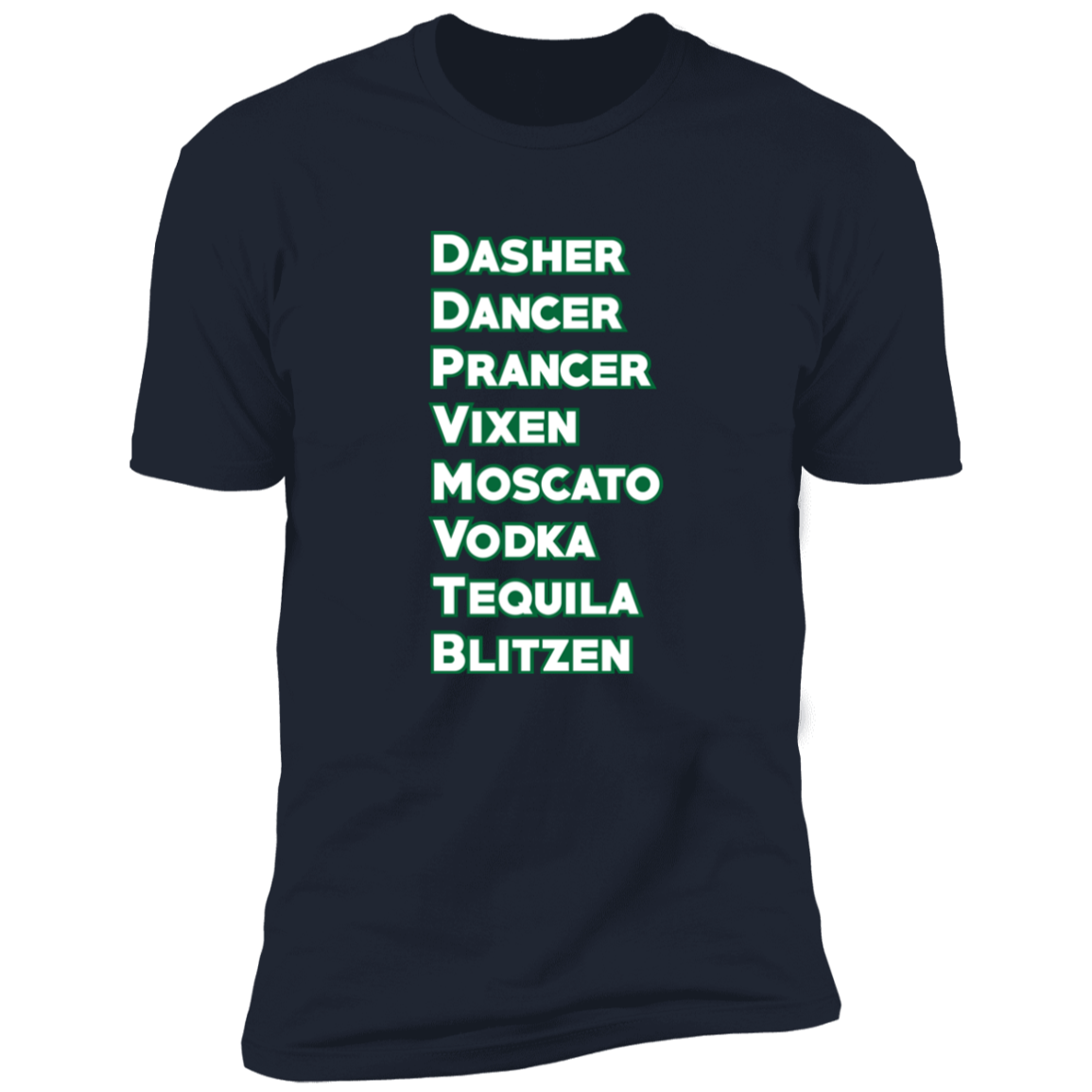 Reindeer List - Premium Short Sleeve Tee