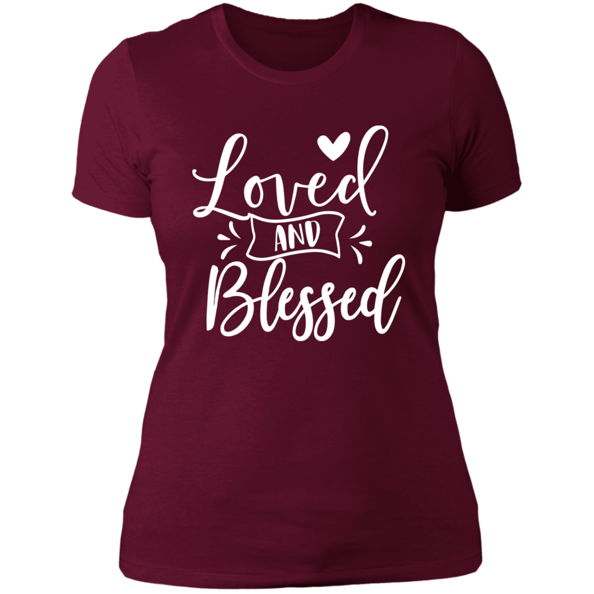 Love and Blessed - Ladies' Boyfriend T-Shirt