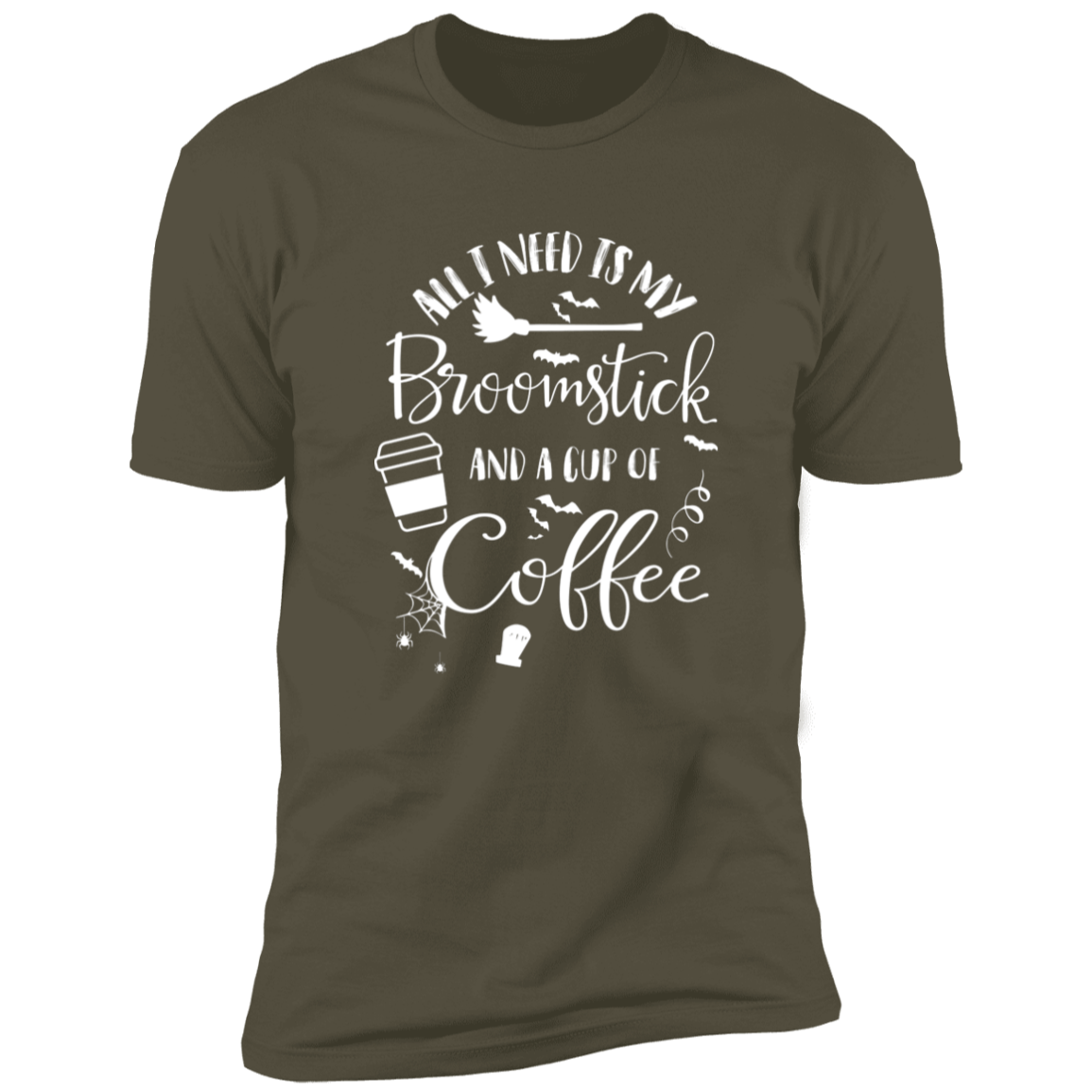 Broomstick & Coffee - Premium Short Sleeve Tee