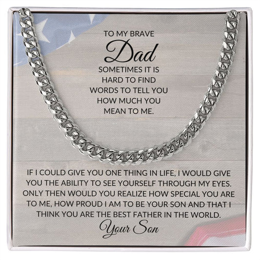 dad jewelry, cuban necklace, gift for dad, dad gift, anniversary gift, partner gift, dad gift, gift for dad, best dad gift, best dad gift, men's necklace