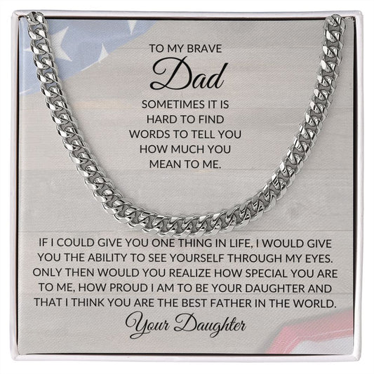 dad jewelry, cuban necklace, gift for dad, dad gift, anniversary gift, partner gift, dad gift, gift for dad, best dad gift, best dad gift, men's necklace