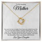 mom gift, gift for mom, love knot, best mom gift, top mom gift, necklace for mom, best mom gift, mother's day gift, to my mom, to my mother, gift for mother