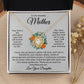 mom gift, gift for mom, love knot, best mom gift, top mom gift, necklace for mom, best mom gift, mother's day gift, to my mom, to my mother, gift for mother