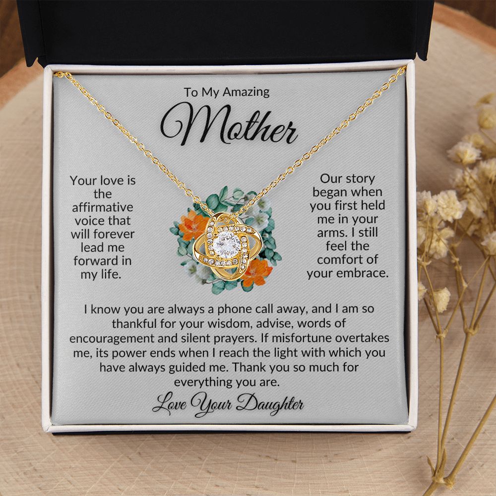 mom gift, gift for mom, love knot, best mom gift, top mom gift, necklace for mom, best mom gift, mother's day gift, to my mom, to my mother, gift for mother