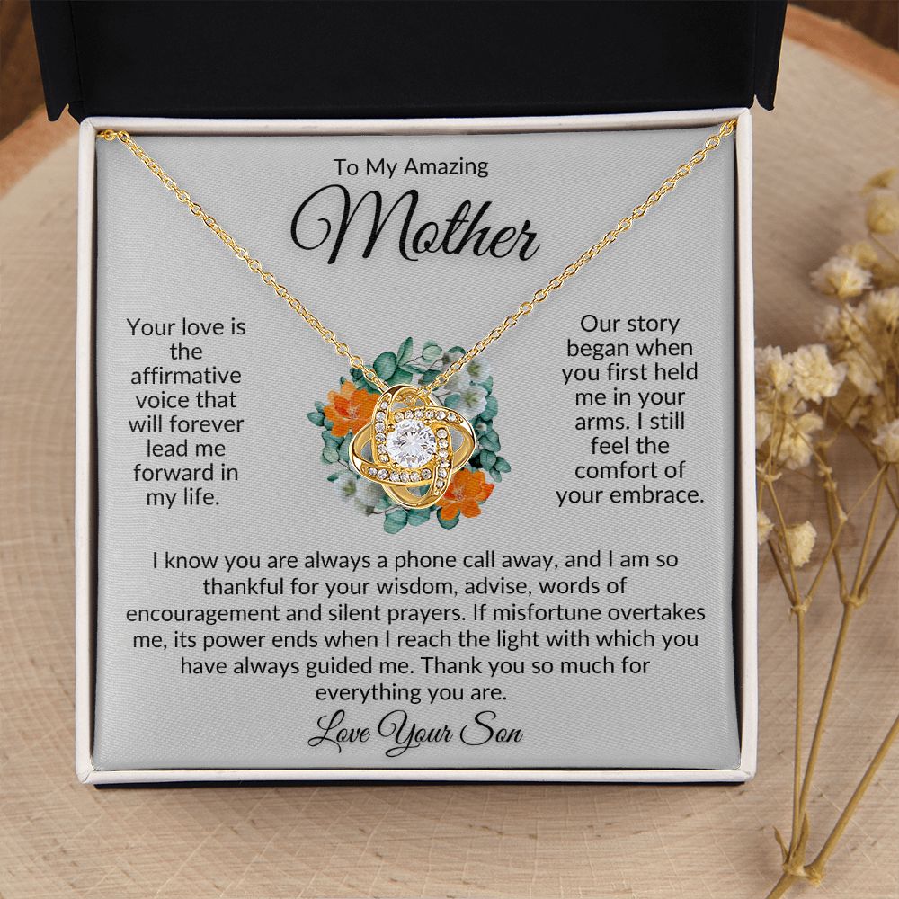 mom gift, gift for mom, love knot, best mom gift, top mom gift, necklace for mom, best mom gift, mother's day gift, to my mom, to my mother, gift for mother