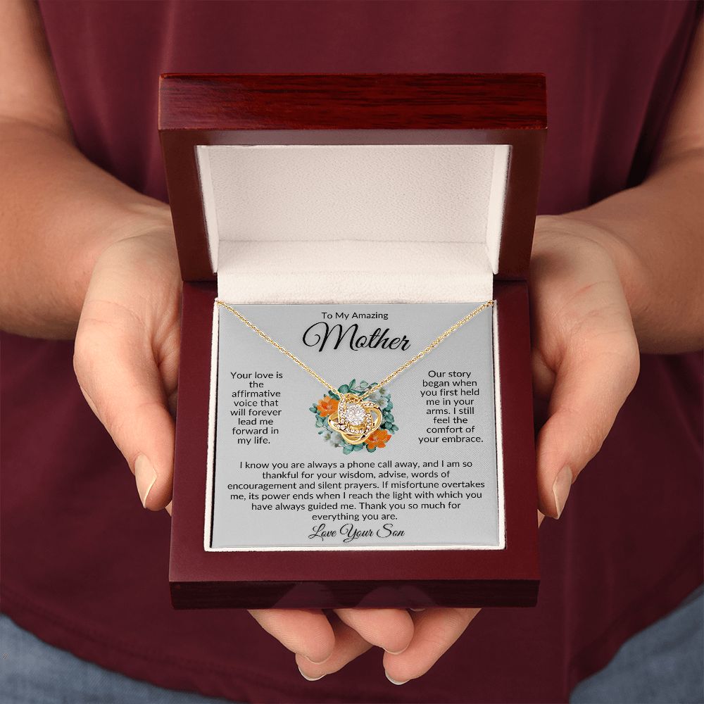 mom gift, gift for mom, love knot, best mom gift, top mom gift, necklace for mom, best mom gift, mother's day gift, to my mom, to my mother, gift for mother